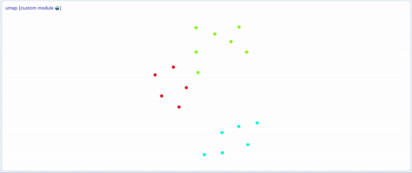 UMAP with colors animation
